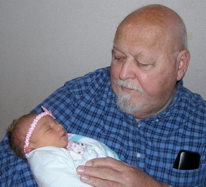 Bella & Great-Grandpa